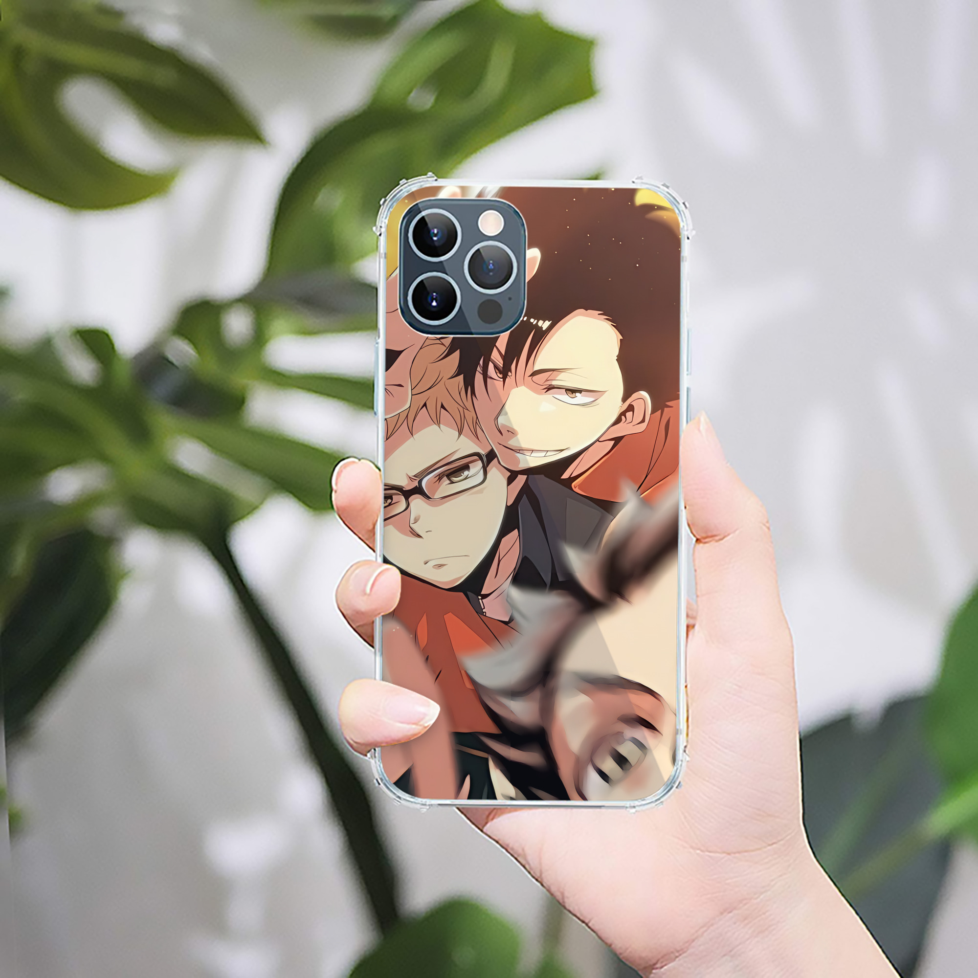 （画像用） ハイキュー!! Haikyu!! 【iPhone 12シリーズ対応】透明スマホケース（クリアソフトケース）
